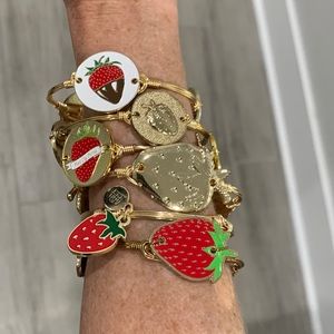 NWOT BOURBON AND BOWETIES STRAWBERRY FESTIVAL STACK